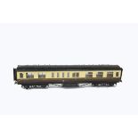 An Exley O Gauge Type K6 Great Western 1st/3rd class Restaurant Car, in GWR chocolate/cream as no