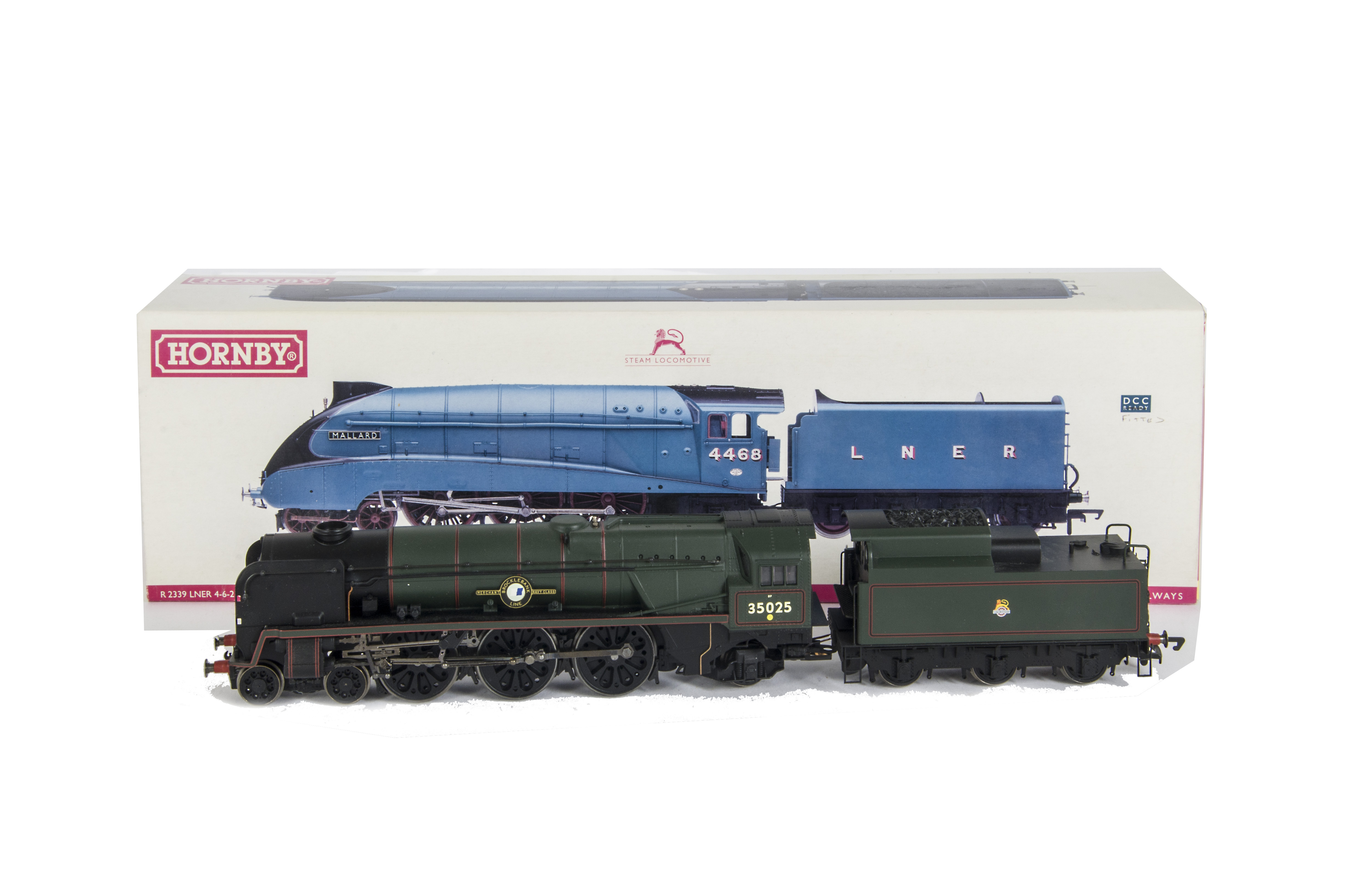 Hornby (China) OO Gauge Merchant Navy and Class A4 Locomotives and Tenders, R2339 LNER blue 4468 '