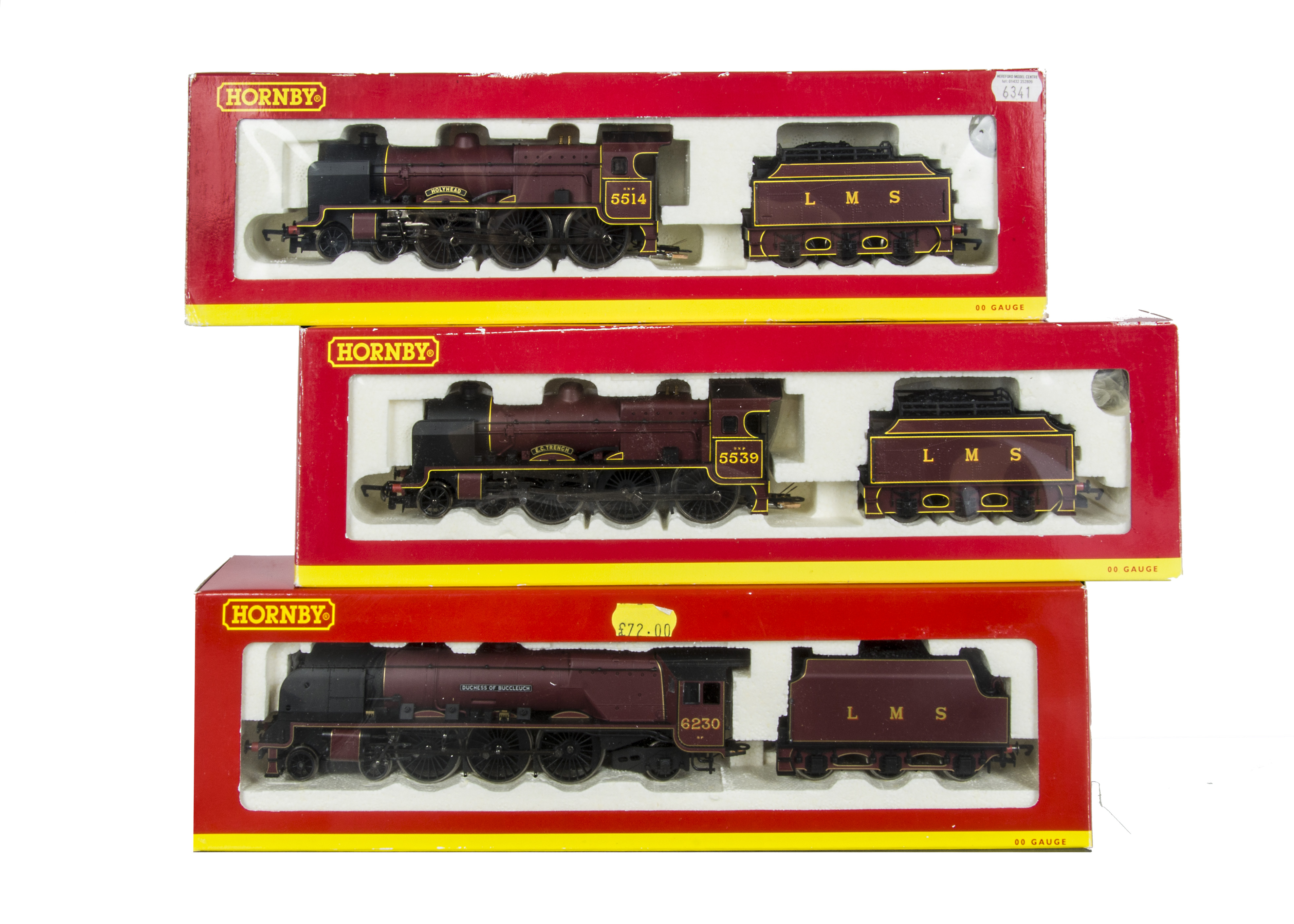 Hornby (China) 00 Gauge LMS maroon Locomotives and Tenders, R2128B Patriot Class 5XP 5514 '