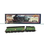 Hornby (China) and Bachmann 00 Gauge SR Locomotives and Tenders, Hornby R2219 green West Country