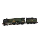 Hornby Dublo 00 Gauge 2-Rail 2235 'West Country Class 'Barnstaple', with instructions and