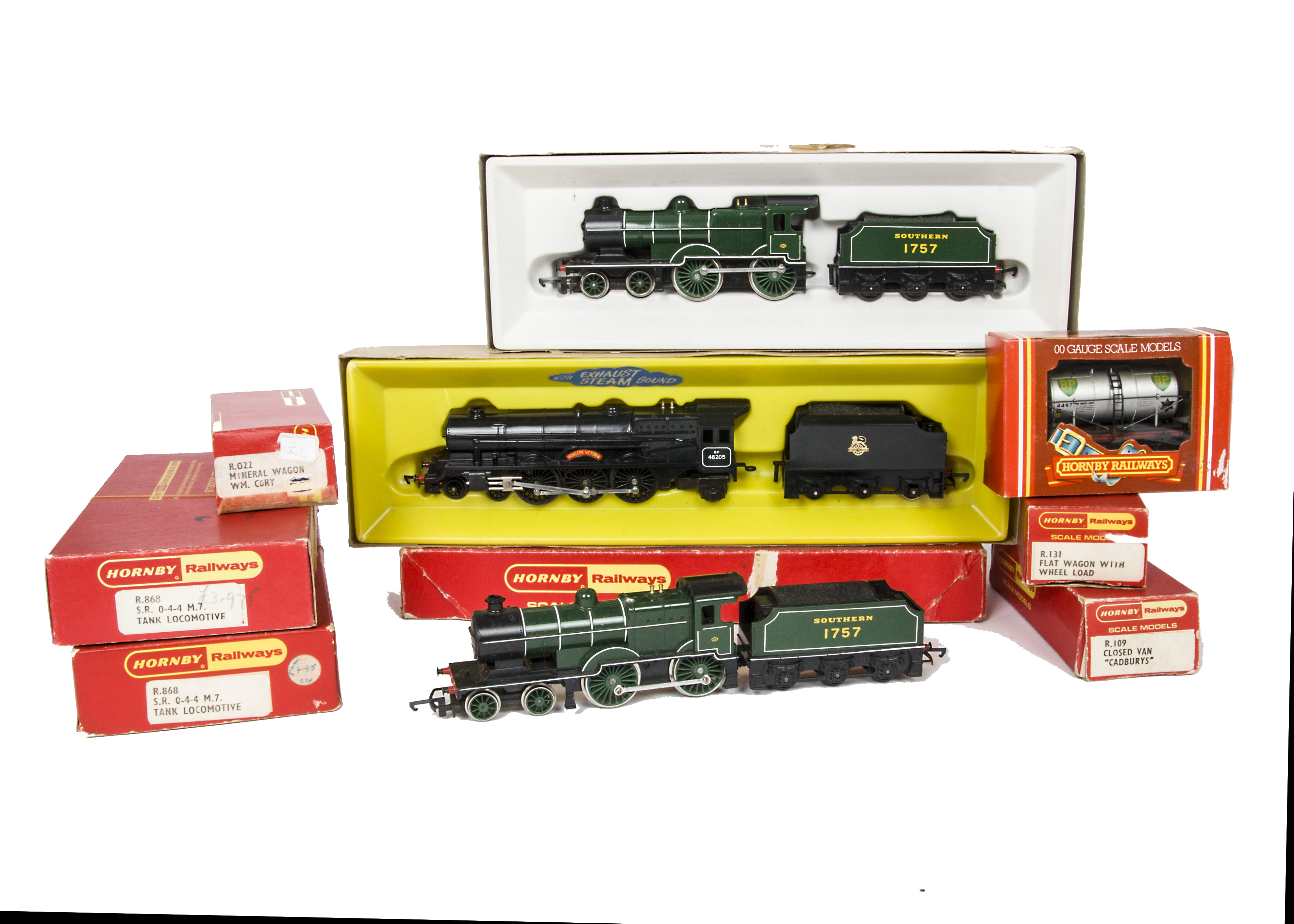 Early 1970s Hornby ex-Tri-ang Hornby 00 Gauge R050 re-issue BR black 'Princess Victoria', R450 LMS