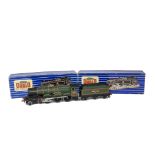 Hornby Dublo 00 Gauge 3-Rail Steam Locomotives, two EDL18 Standard 2-6-4 Tanks No 80054, one with