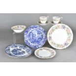 A Paragon Country Lane part dinner and tea service, together with blue and white dinner ware and