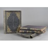 A 19th Century 1860s Imperial family bible, together with two bound volumes of the Gallery of Arts