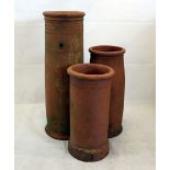 Three chimney pots,
