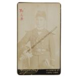 Cartes de Visite Portraits - Sailors in Uniform, Crauford Caffin RN/S J Poole, Torquay (1), Japanese