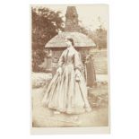 Cartes de Visite - Sports and Pastimes, croquet, group including Prince Leopold (1), five lady