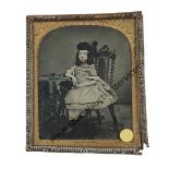 Ambrotype Portraits of Children, various smaller sizes, alone and in groups, mostly partly or