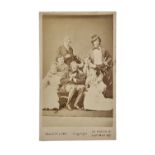 Cartes de Visite Portraits - Actors and Actresses in Pairs or Groups, Robinson Crusoe (1), cast