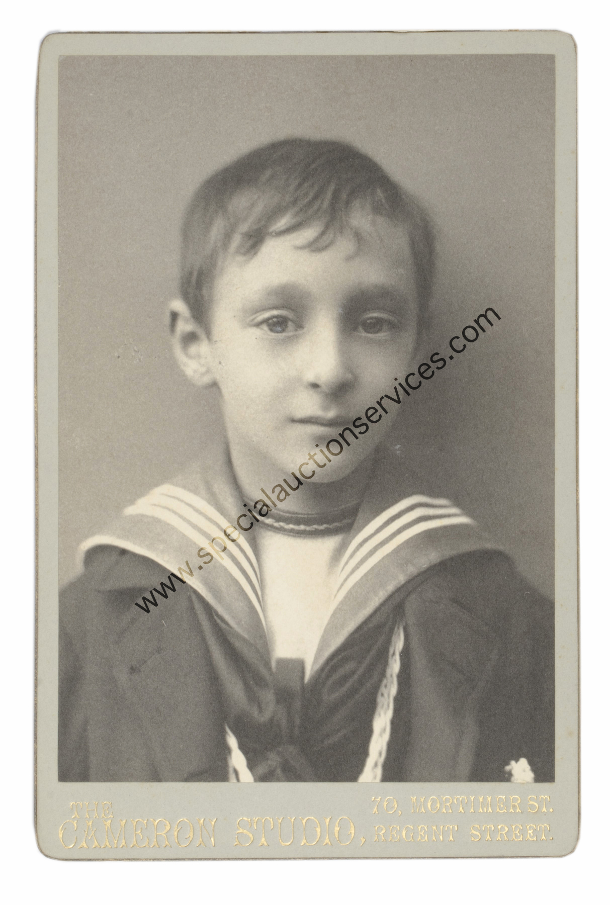 Cabinet Card Portraits London Photographers - Children, Fred Hollyer (1), others (21), F-VG (22) - Image 2 of 3