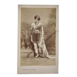 Cartes de Visite Disdéri Portraits - Actresses and Dancers, various, 1860s (9), 1870s (8), G-VG (