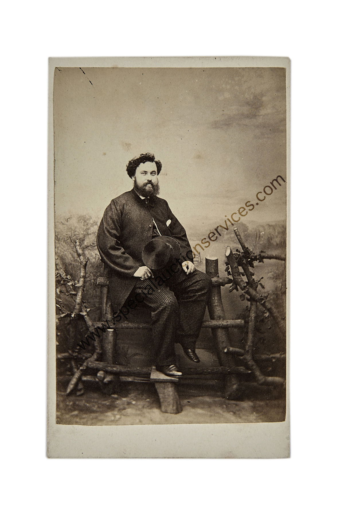 Cartes de Visite Portraits - Gentlemen, UK photographers, albumen, 1860s, G-VG (50)