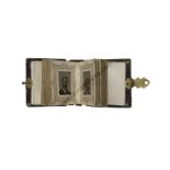 Miniature Tintype Albums, Gem size, larger containing 94 images, smaller containing 14 images,