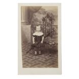 Cartes de Visite Portraits - Australia, gentleman with wooden leg (1), other gentlemen, including