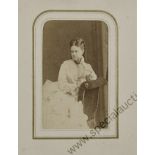 Carte de Visite Album - Russian Interest, including lady basket seller (1), loaded pony cart (1),