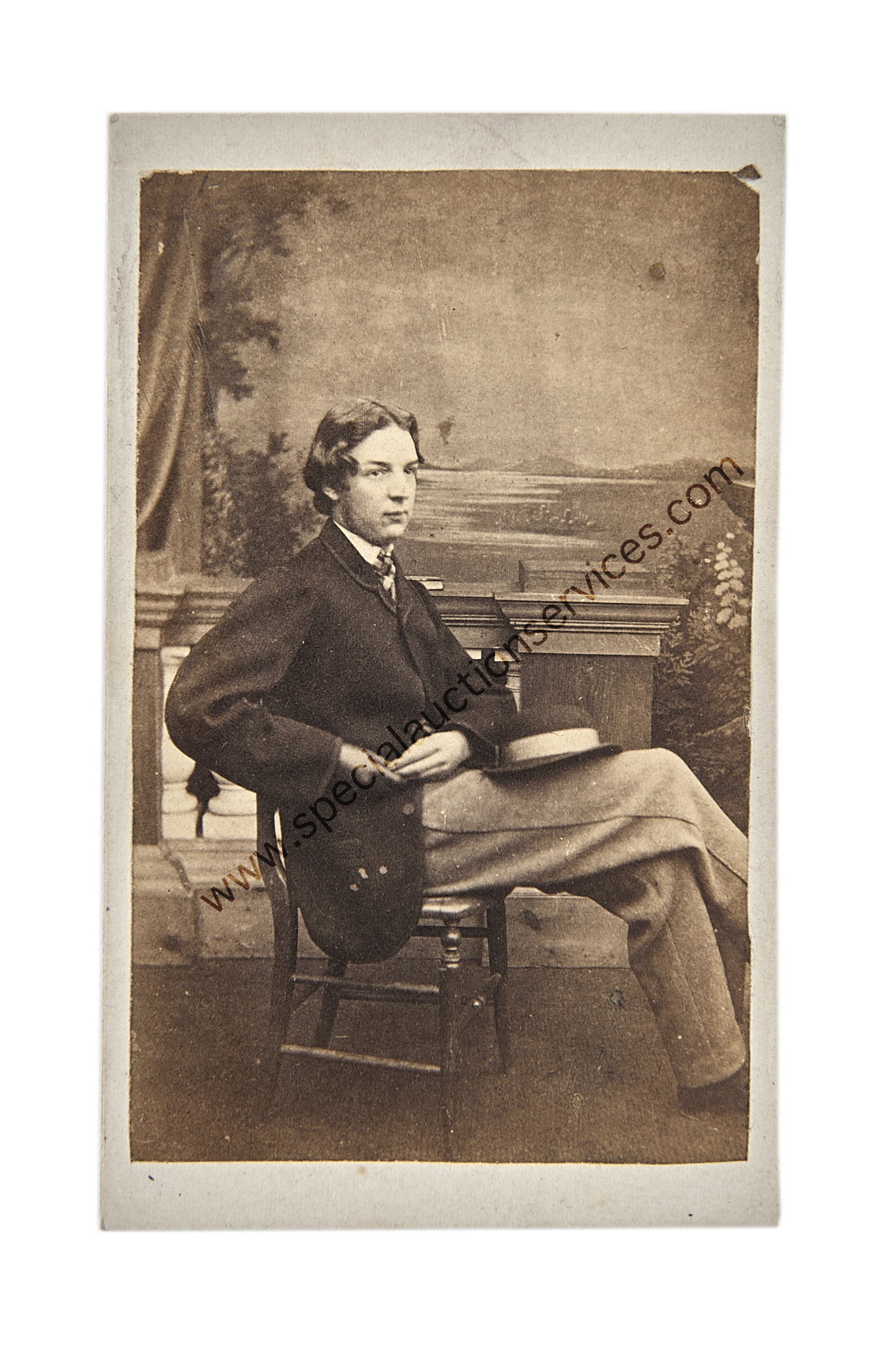 Cartes de Visite Portraits - Boys, photographers including Daubray/Bayswater, Loop/Tunbridge - Image 3 of 3