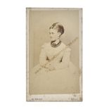Cartes de Visite Portraits - Ladies, mainly UK photographers, albumen, 1870s (50), albumen and
