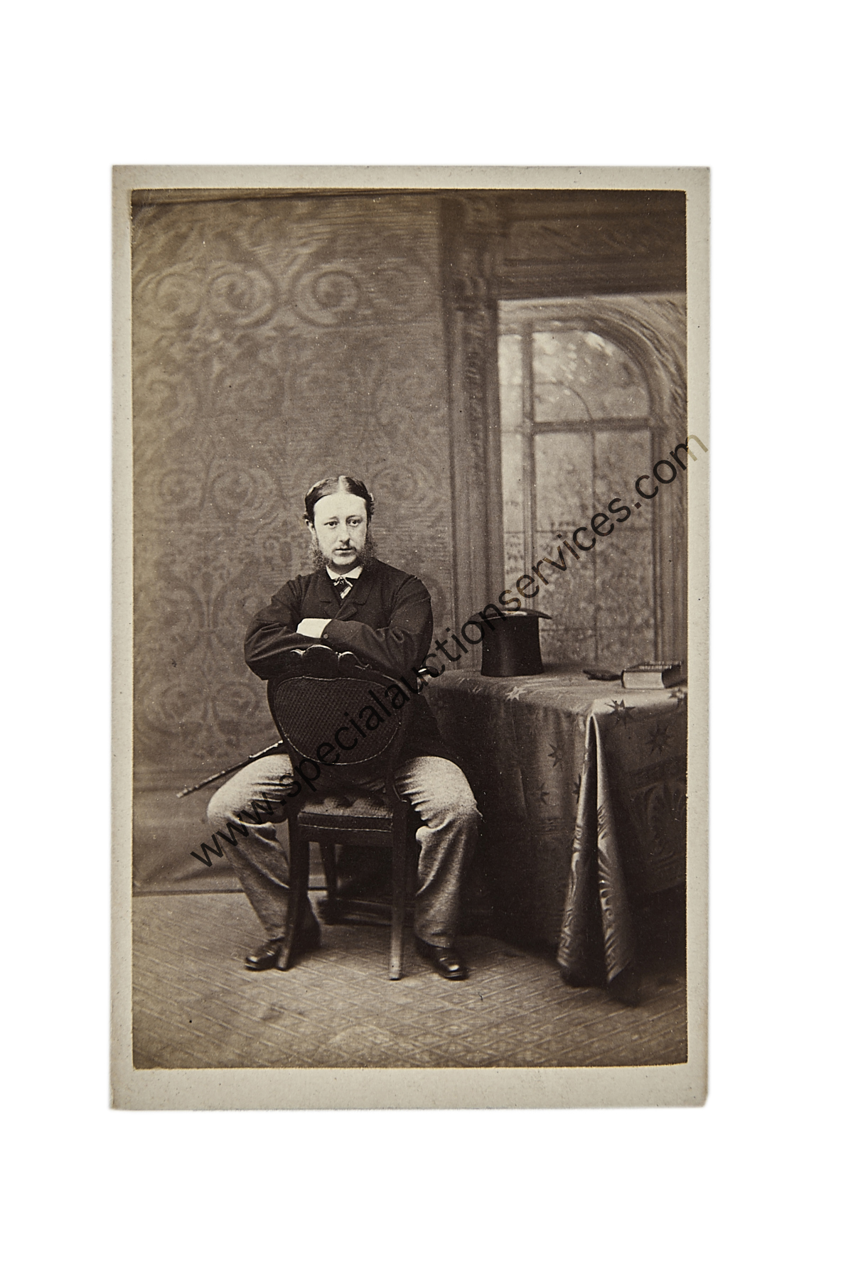 Cartes de Visite Portraits - Gentlemen, mainly UK photographers, albumen, 1860s, G-VG (50)