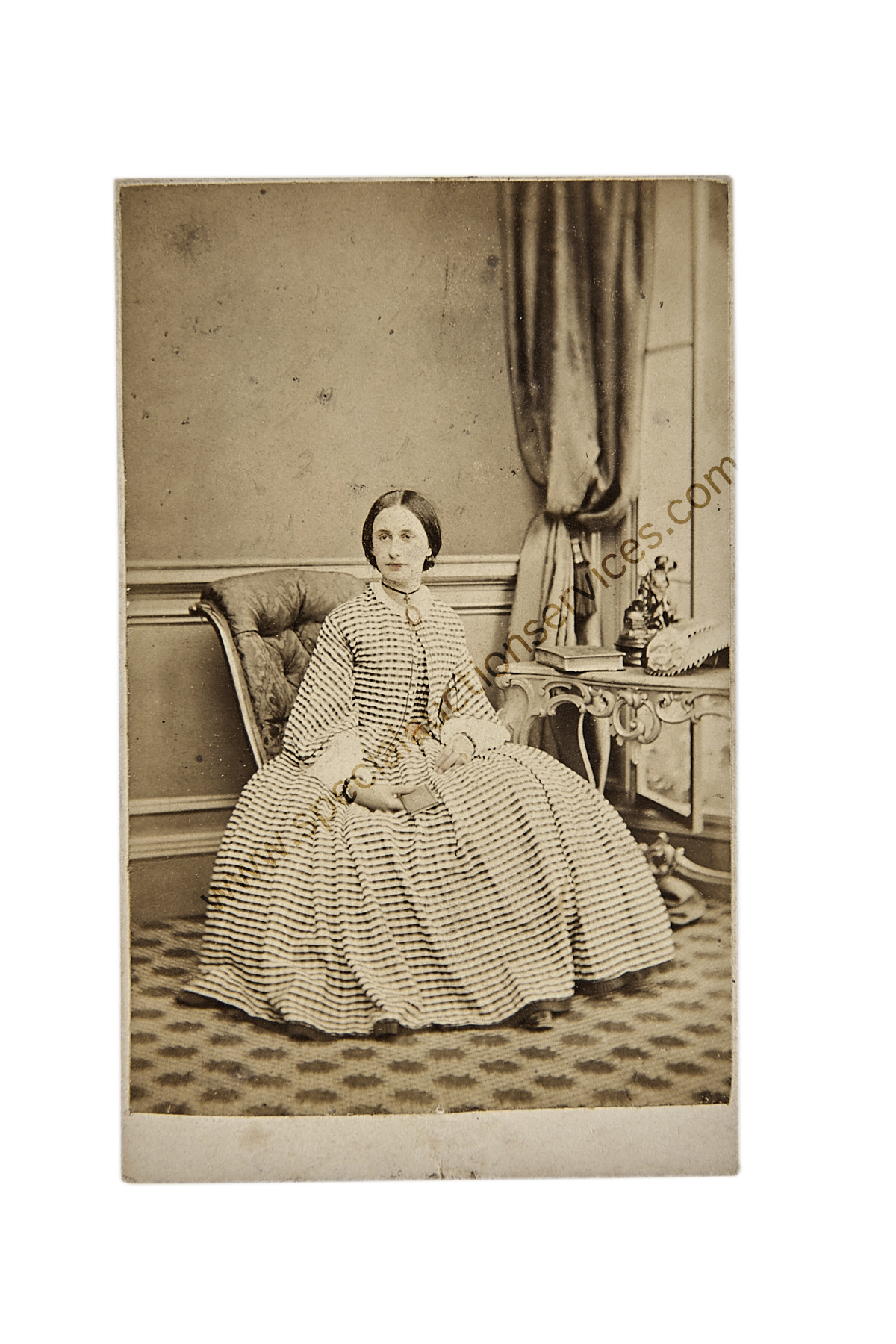 Cartes de Visite Portraits - Ladies, mainly UK photographers including Mrs Coleman/Sandwich, - Image 3 of 3