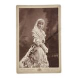 Theatrical Interest - Sarah Bernhardt (1844-1923), oversize cabinet portraits/Sarony (2), W & Downey