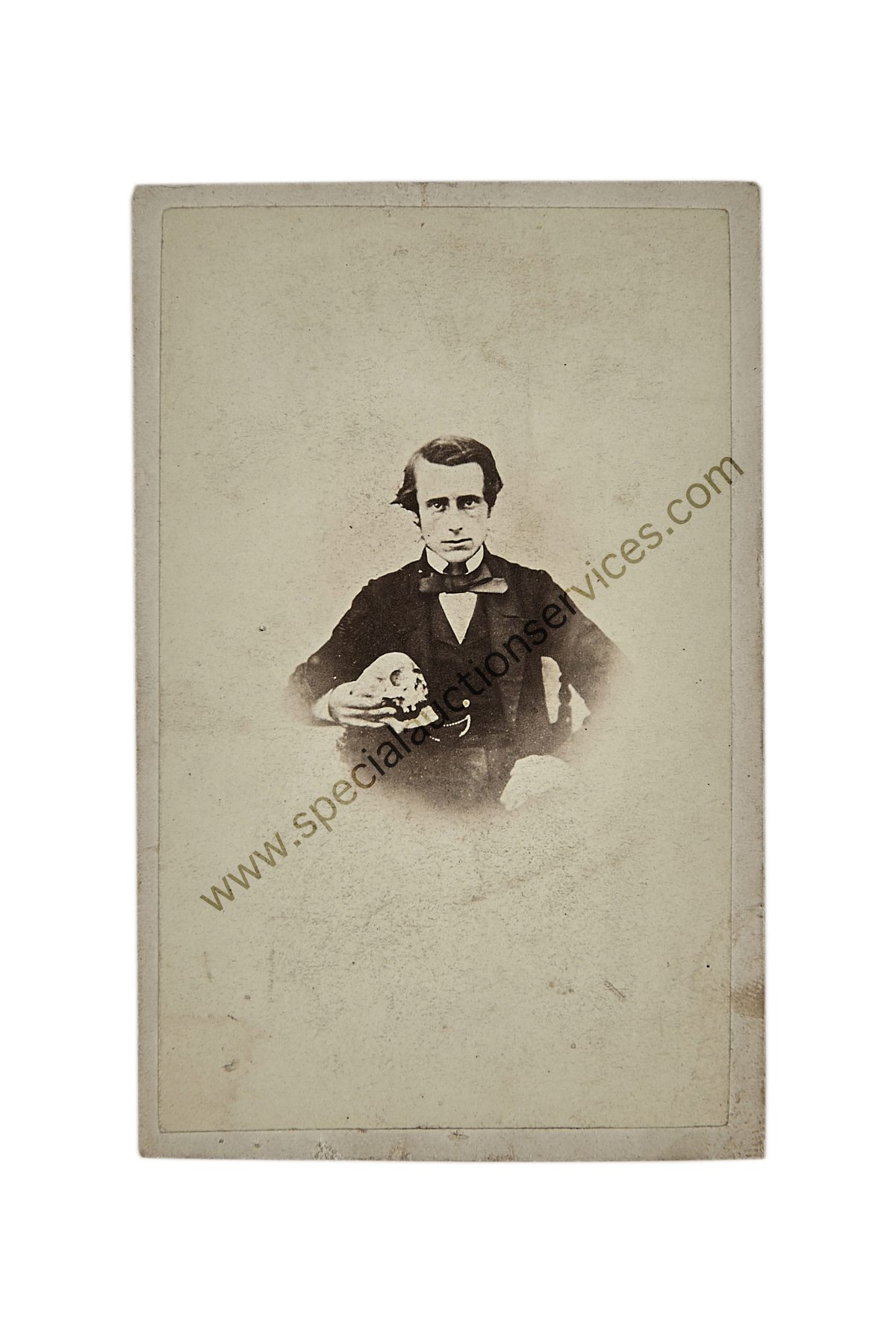 Cartes de Visite Portraits - Gentlemen, UK photographers, albumen, 1860s, G-VG (50) - Image 2 of 3