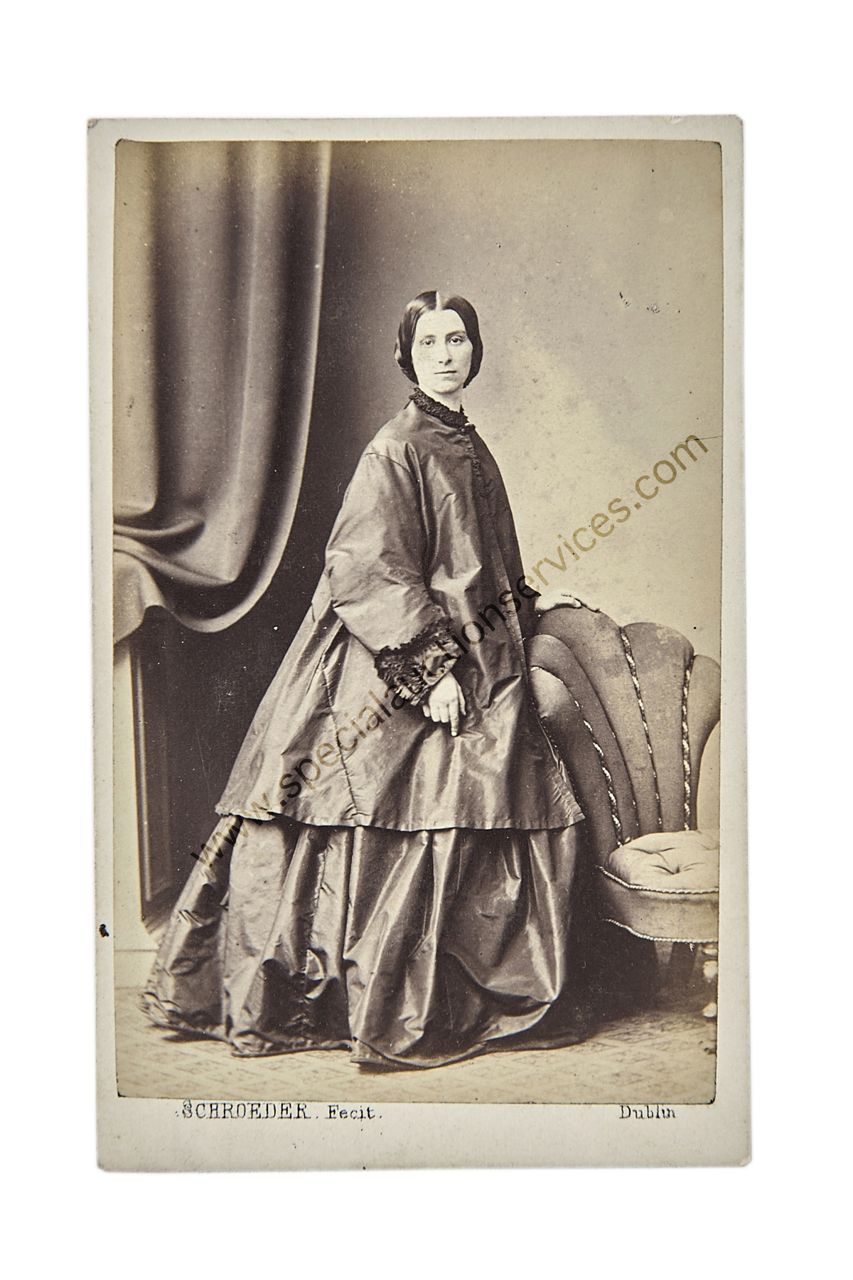 Cartes de Visite Portraits - Ladies, mainly UK photographers, albumen, 1860s, G-VG (58)