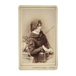 Cartes de Visite Portraits - Ladies, mainly UK photographers, albumen, 1870s (61), albumen and
