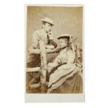 Cartes de Visite Portraits - Couples and Couples with Children, Cundall & Downes/elderly couple