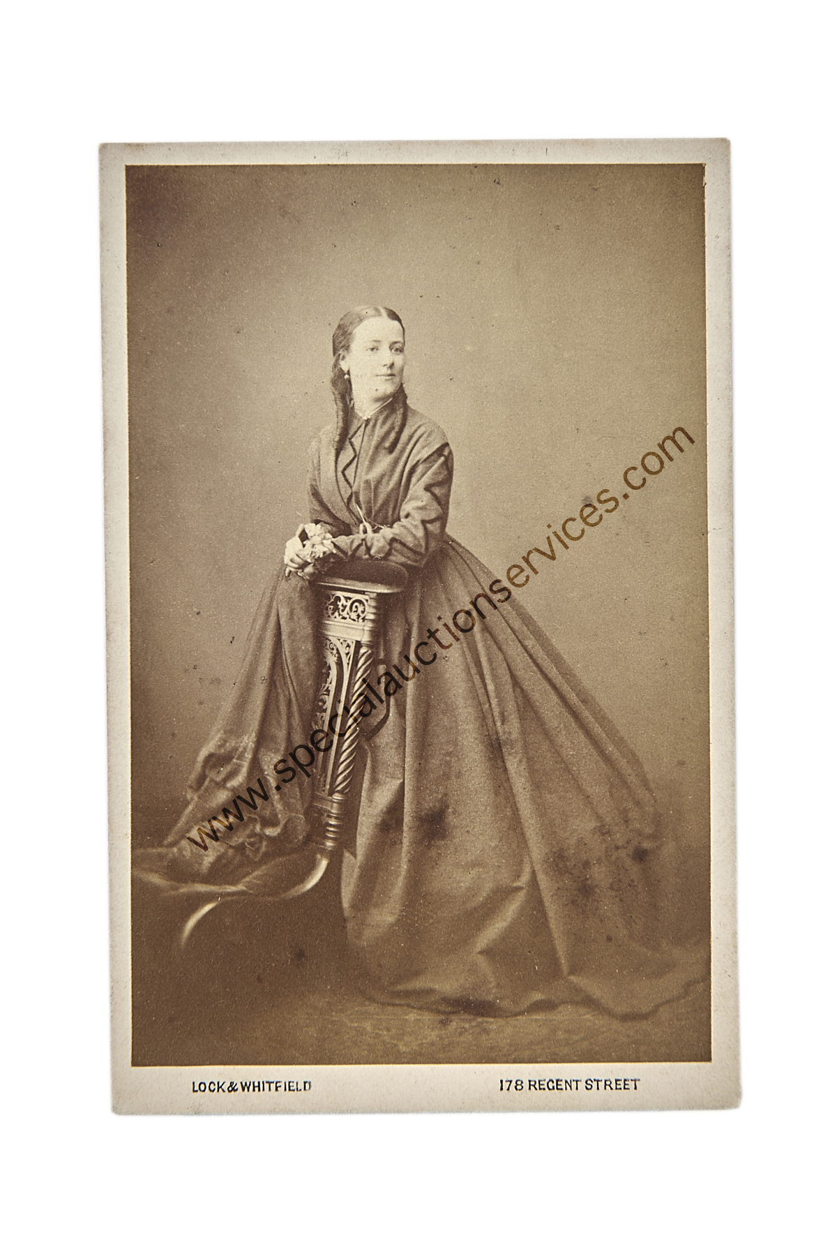 Cartes de Visite Portraits - Ladies, mainly UK photographers, albumen, 1860s, G-VG (58) - Image 2 of 3