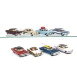 Corgi Toy Cars, Marlin Rambler, Studebaker Golden Hawk, Citroen Le Dandy Coupe, Austin A60,