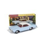 A Hong Kong Dinky Toys 57/001 Buick Riviera, light blue body, red interior, white roof, spun hubs,