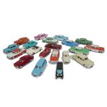 Norev 1/43 Plastic Cars, including No.18 Simca Plein Ciel, Opel Kapitan, Citroen AMI 6, Break