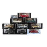 Neo 1/43 Scale Models, including Cadillac Fleetwood Brougham, AMC Pacer, Lincoln Zephyr Coupe