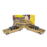 Corgi Toys 262 Lincoln Continental Limousine, unusual colour variation with gold body and gold roof,