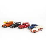 Tekno (Denmark), 486 Fire Engine, 732 Buick Ambulance, red, 731 Dodge Ambulance, black, 480 Ford