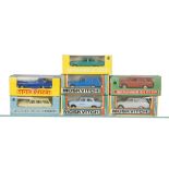 USSR Moskvitch Diecast, 403, 408, 412, 426, 412 Taxi, in original boxes, VG-E, boxes P-G (7)