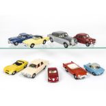 Tri-ang Spot-On Cars, Sunbeam Alpine, Mercedes-Benz 230SL, Morris Minor 1000, Frisky Sport, Ford