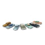 Dinky Toys American Cars With Spun Hubs, 178 Plymouth Plaza (2), 179 Studebaker President, 192