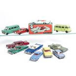 Siku V277 Pontiac GTO, in original box, loose V282 Corvette Stingray, V268 Ford Transit Kombi,