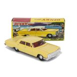 A Hong Kong Dinky Toys 57/003 Chevrolet Impala, US/Canadian issue, pale yellow body and roof, red