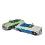 Renwal Diecast Promotional Pontiac Star Chief Convertible, two tone green diecast body, silver trim,