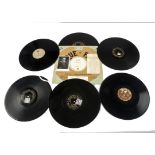 11-inch Pathé records, by Emma Albani (Ave Maria/Largo); Belhomme (Chalet/Domino Noir); Delna (