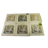 Genesis / Selling England By The Pound, six UK Copies comprising three Large Hatter originals (two
