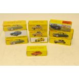 Atlas Editions Dinky, A boxed group of ten models including vintage private vehicles by Citroen