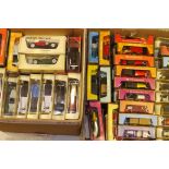 Matchbox Models of Yesteryear, A boxed collection of vintage private and commercial vehicles many