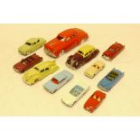 Restored/Reissued Diecast Models, A group of pre and post war larger and smaller scale vintage