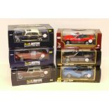 Boxed 1:18 Scale German Vehicles, A collection of vintage and modern vehicles, including Mercedes