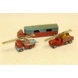 Playworn Corgi Chipperfield's Circus, A trio, comprising, a Big Bedford tractor unit and articulated