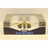 Armour Collection Aircraft Model, A boxed 1:48 scale model of 98181 USAAF (RAF) B25 Mitchell D